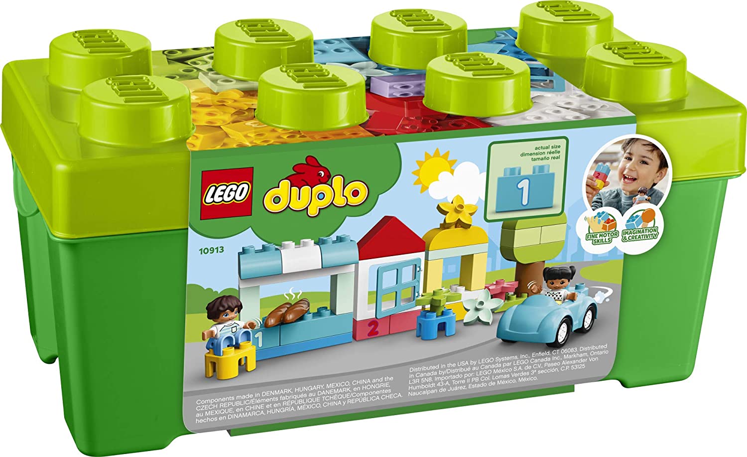 Lego Duplo Classic Brick Box 10913 First Set With Storage Box فروشگاه